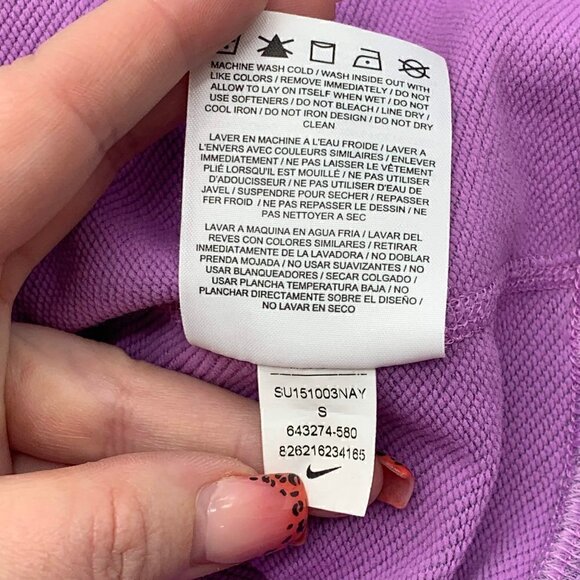 🎉Nike DriFit Purple Sweatshirt Tank - Picture 6 of 6